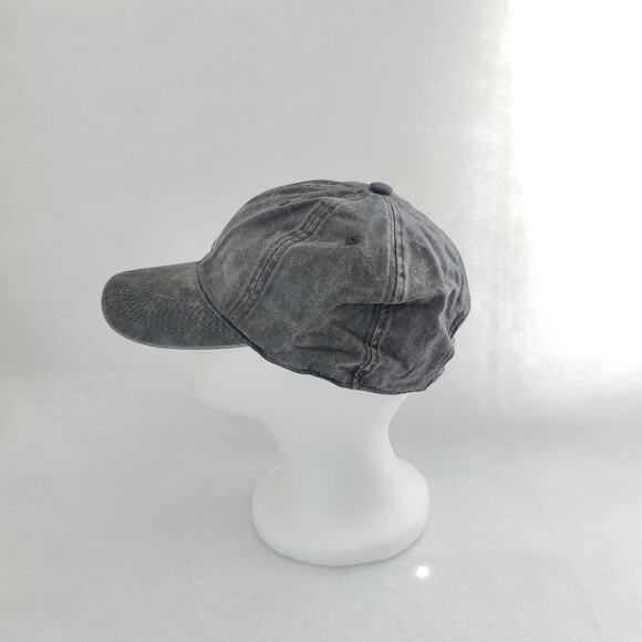 Black Gray Acid Wash Rainbow Colorful Sea Turtle Baseball Cap Hat Adjustable NEW - Picture 3 of 5